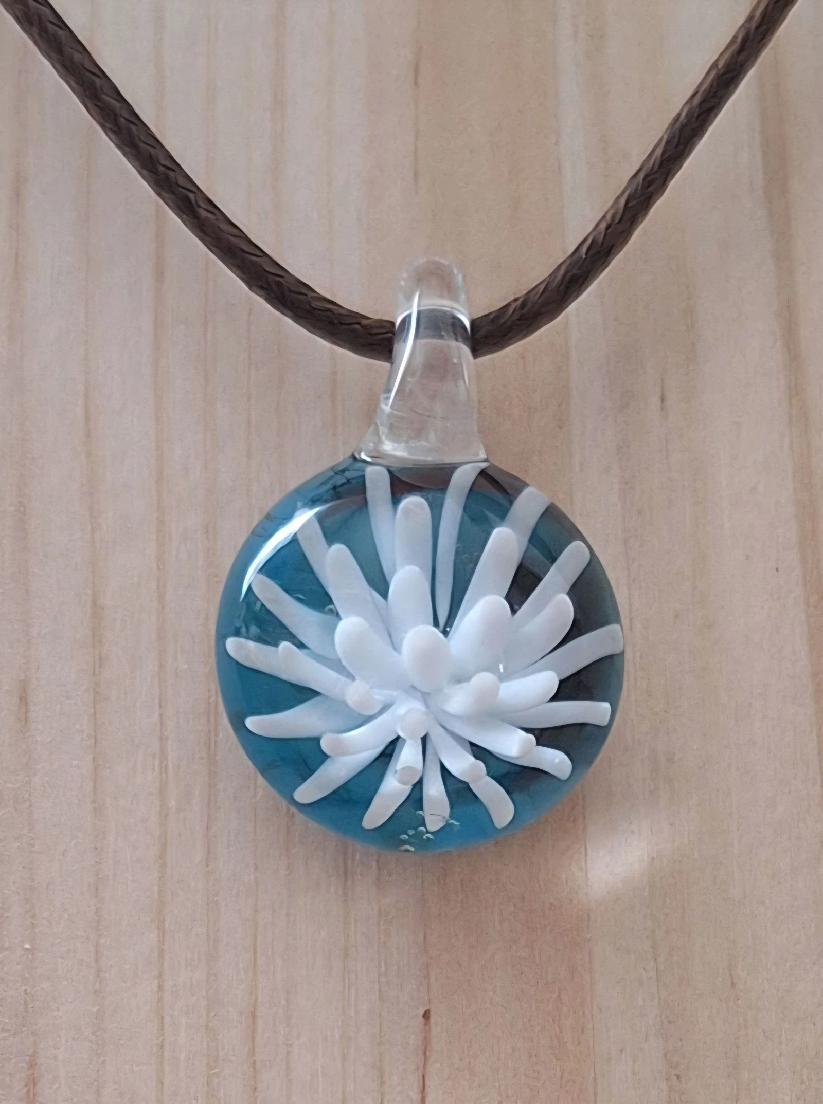 Handgemaakte lampwork glas hanger